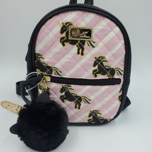 🦄Betsey Johnson Mini Backpack Pink Unicorn